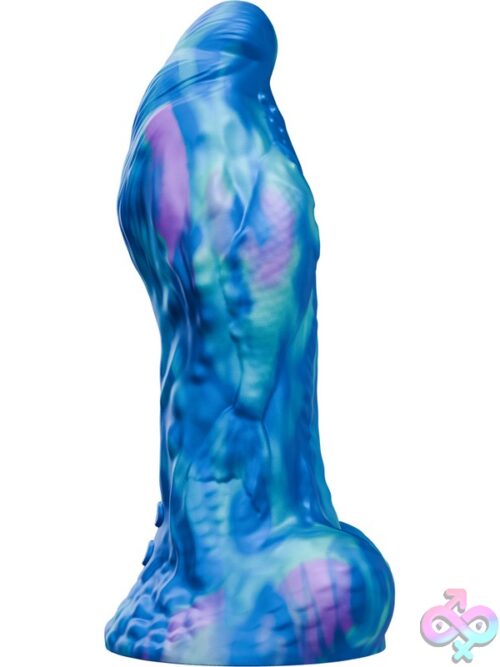 Tentra Marinus Sea Beast Vibrating Dildo – Blue - Image 2