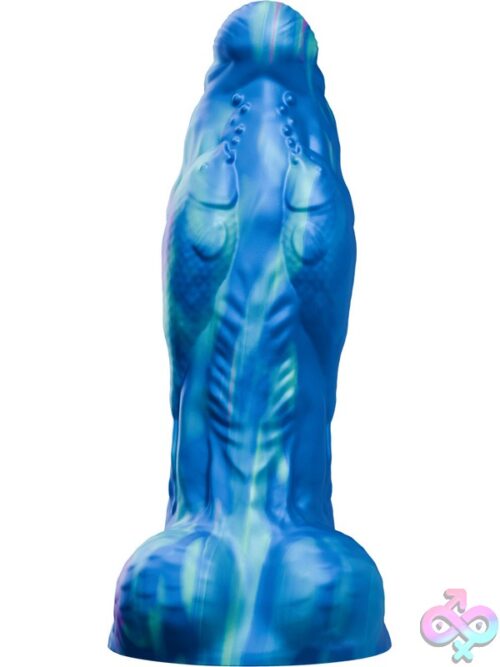 Tentra Marinus Sea Beast Vibrating Dildo – Blue - Image 3