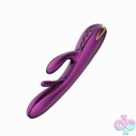 Terri - App Controlled Tapping Rabbit Vibrator - Purple