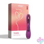 Terri - App Controlled Tapping Rabbit Vibrator - Purple - Image 3