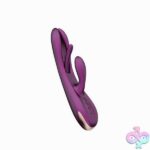 Terri - App Controlled Tapping Rabbit Vibrator - Purple - Image 4