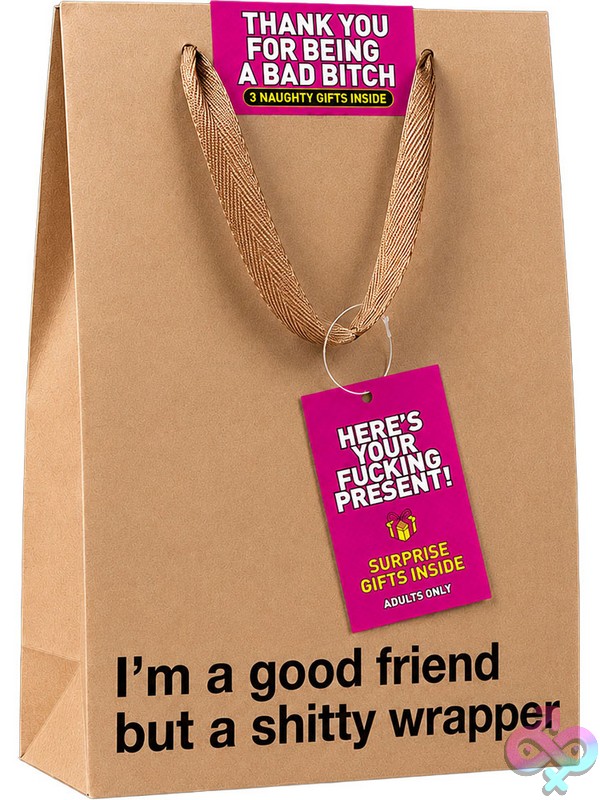 Discreet-Toys-Thank-You-For-Being-A-Bad-Bitch-Present-Nu-Fun-001 Beige Bad Bitch Gift Bag By Wood Rocket β Thank You For Being A Bad Bitch Present