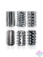 The 9's Crystalline 6 Pack Textured Sleeves – Clear - Image 2