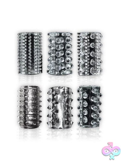 The 9'S Crystalline 6 Pack Textured Sleeves – Clear - Image 2