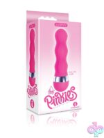 Curved small pink silicone vibrator by Icon Brands