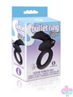 Flipper dolphin-shaped black silicone vibrating couples ring by Icon Brands