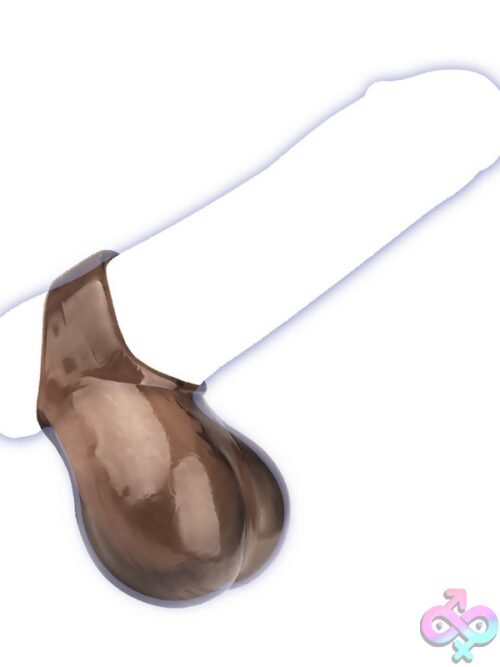 The 9'S Sling And Ring Cock Ring &Amp; Ball Sling – Brown - Image 2