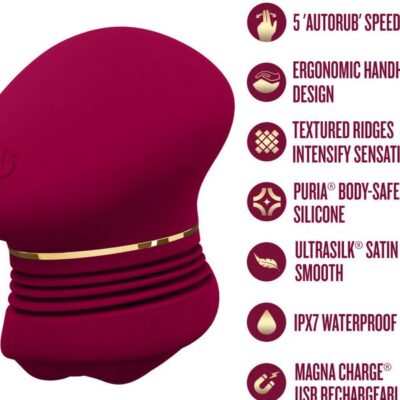 Mulberry Wine Clitoral Vibrator — The Blush Collection Riana by Blush
