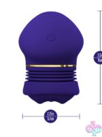 clitoral stimulator silicone Blush Collection Riana Royal Indigo by Blush