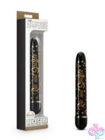 Rise and Sparkle multi-speed vibrator in black ABS plastic by Blush Novelties