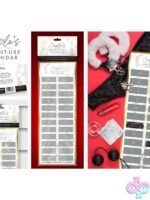Couple's Advent-Ure Scratch Calendar holiday countdown game in gray by Creative Conceptions
