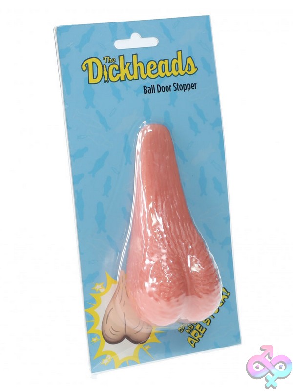 Discreet-Toys-The-Dickheads-Ball-Door-Stopper-Flesh-Nu-St-Sli256Fle Bendable Flesh-Pink Novelty Ball Door Stopper In Rubber By Shots Toys