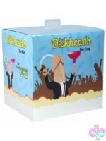 Bendable blue novelty beer bong party prop by Shots Toys