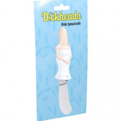 White novelty bride spreader knife for bachelorette parties by Shots Toys