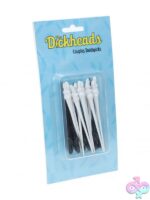 Flesh-toned novelty dickhead toothpicks for bachelorette parties by Shots Toys