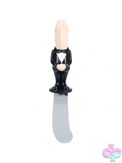 Dickheads Groom Spread Knife – Black Metal Spreader - Image 2