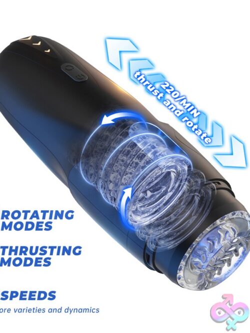 Galaxyvoy Automatic Male Masturbator – Black - Image 3