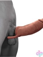 The Great Extender 2-In-1 7" Extender & Masturbator Brown
