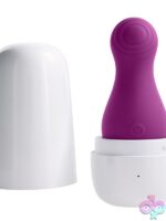 The Jet Set Tapping Clitoral Toy in Purple by Playboy Pleasure - Image 2