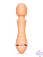 Majesty 2 wand vibrator in beige medical-grade silicone by Vush