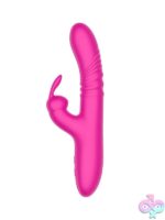The One Thrusting Rabbit Vibrator – Pink - Image 2