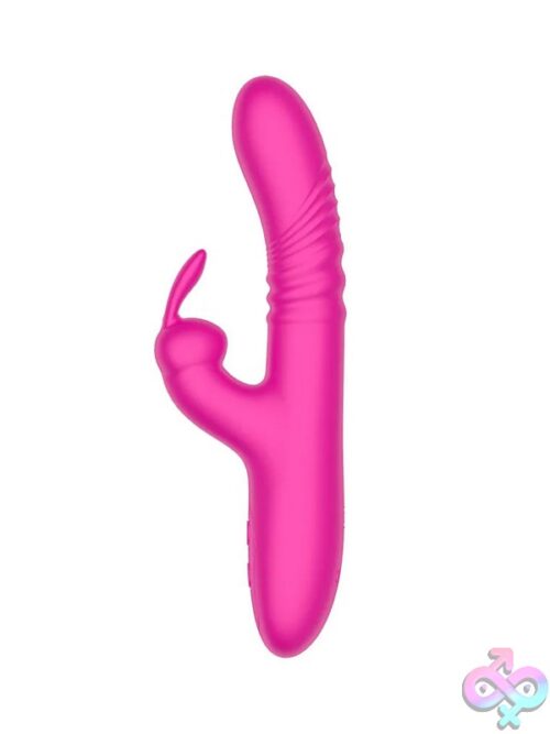 The One Thrusting Rabbit Vibrator – Pink - Image 2