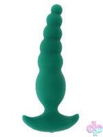 The Rattler Vibrating Anal Toy in Green by Gender X - Image 2