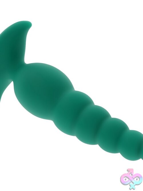 The Rattler Vibrating Anal Toy In Green By Gender X - Image 3