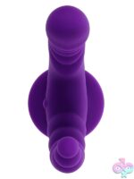 The Rider Double-Ended Vibrating Toy in Purple - Image 3