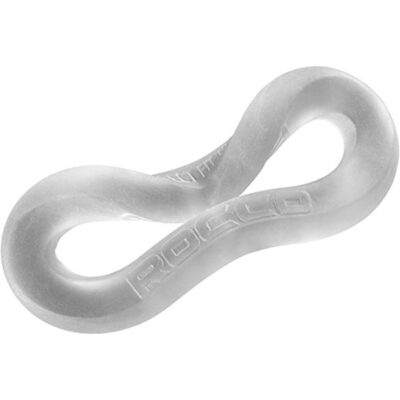 The Rocco 3 Way XL Wrap Ring Clear by Perfect Fit — versatile silicone cock and ball ring
