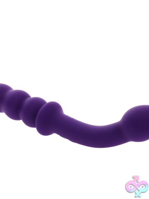 The Seeker Double-Ended Vibrating Wand – Purple - Image 3