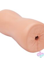Realistic ass stroker vanilla Doc Johnson Ultraskyn masturbator by Doc Johnson