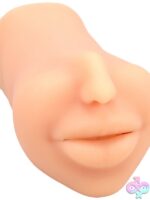 The Super Sucker Cum Guzzler Male Mouth Ultraskyn Masturbator Vanilla - Image 2