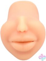 mouth masturbator suction The Super Sucker Cum Guzzler Male Mouth Ultraskyn Masturbator Vanilla by Doc Johnson