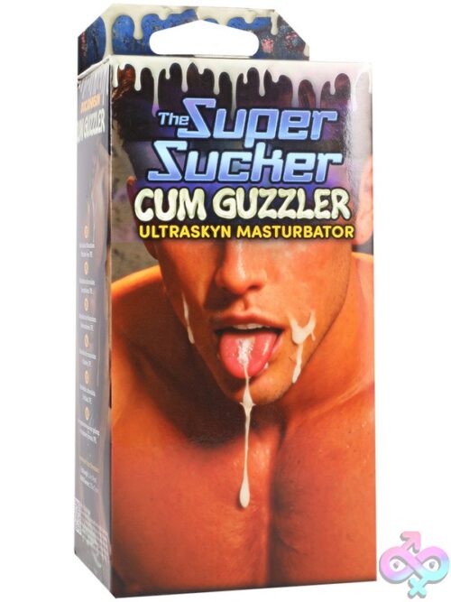 The Super Sucker Cum Guzzler Male Mouth Ultraskyn Masturbator Vanilla - Image 3