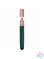 The Traveler 10-Speed Silicone Rechargeable Vibrator – Forest Green - Image 3