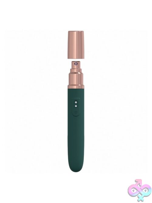 The Traveler 10-Speed Silicone Rechargeable Vibrator – Forest Green - Image 3