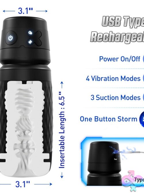 The Warrior Automatic Male Masturbator - Image 2