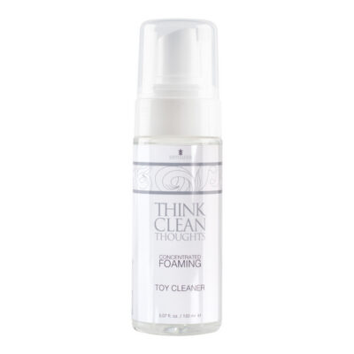 Think Clean Thoughts Foaming Toy Cleaner 5 oz bottle by Sensuva