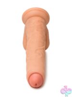 Thinz 8" Uncut Dildo With Balls – Beige - Image 3