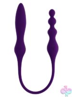 This & That Dual-Ended Vibrator & Plug in Purple - Image 2