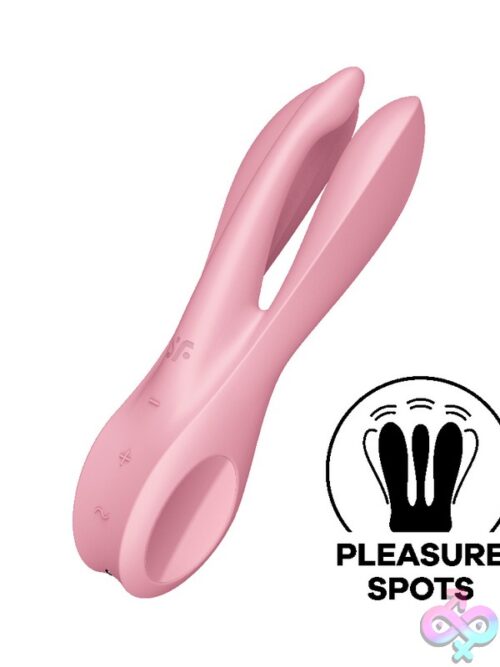 Threesome 1 Lay-On Vibrator – Pink - Image 2