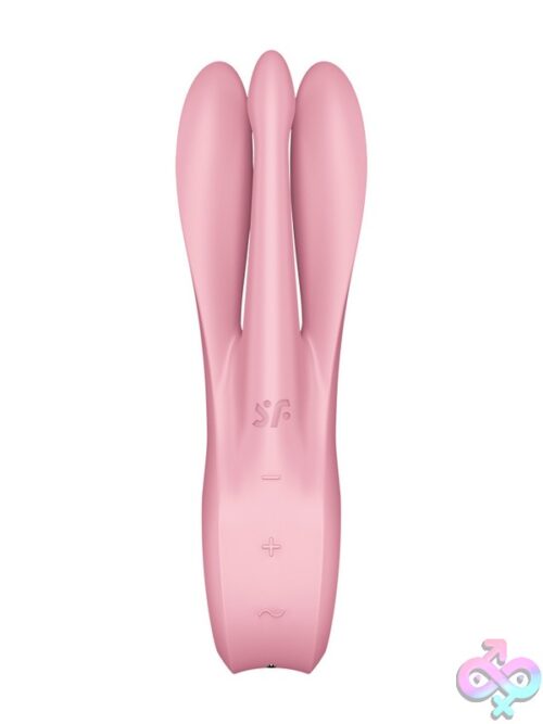 Threesome 1 Lay-On Vibrator – Pink - Image 3