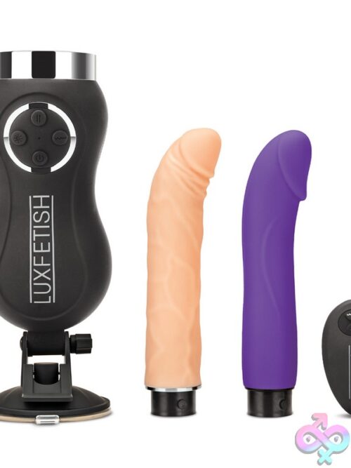 Thrusting Remote-Controlled Rechargeable Compact Sex Machine – Purple - Image 2