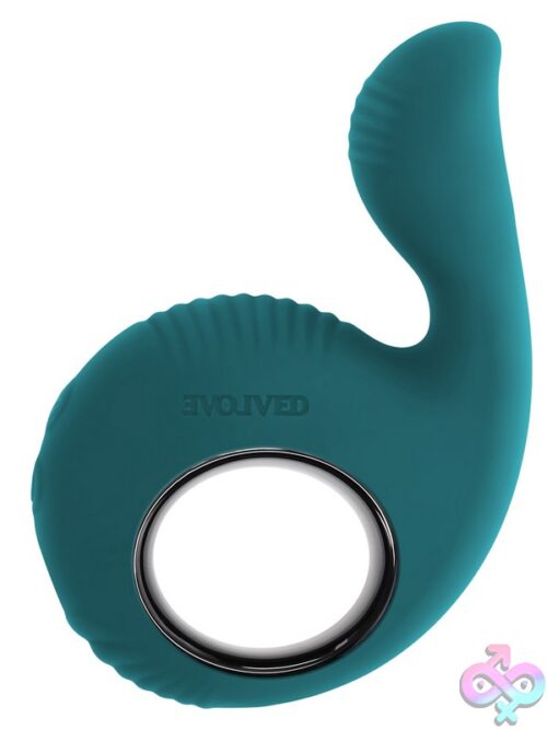 Thumbs Up Dual-Motor Clit &Amp; G-Spot Vibrator In Blue - Image 2