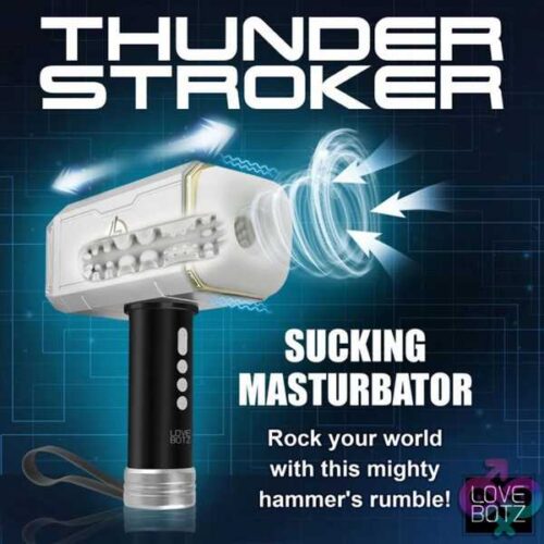 Thunder Stroker Sucking Masturbator - Silver - Image 6