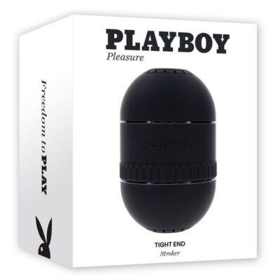 Tight End tightening stroker white dual-entry canister design by Playboy Pleasure