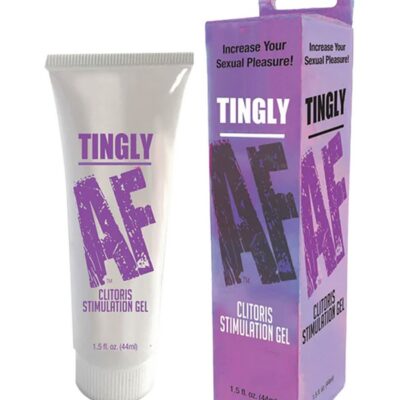 Tingly AF clitoral stimulation gel 1.5 oz white tube by Little Genie