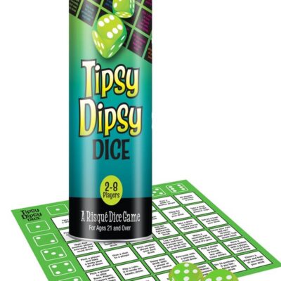 Tipsy Dipsy green drinking dice party game by Little Genie
