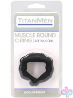 Titanmen Muscle Bound Cock Ring 32mm Black - Image 3